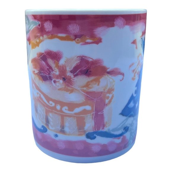 Starbucks Ceramic Christmas Coffee Mug by Deborah Reinhart NWOT - Picture 2 of 7